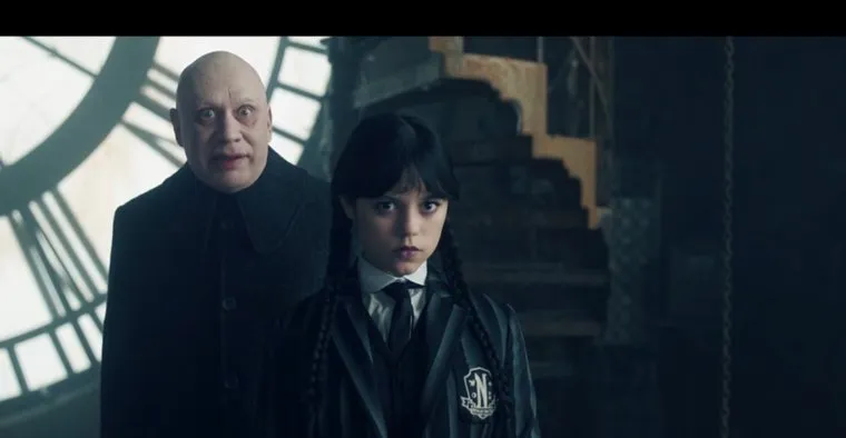  Актриса Дженна Ортега исполнила главную роль в сериале «Уэнсдей»