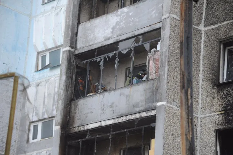 Последствия взрыва кислородной станции в госпитале на базе ГКБ№2. Челябинск