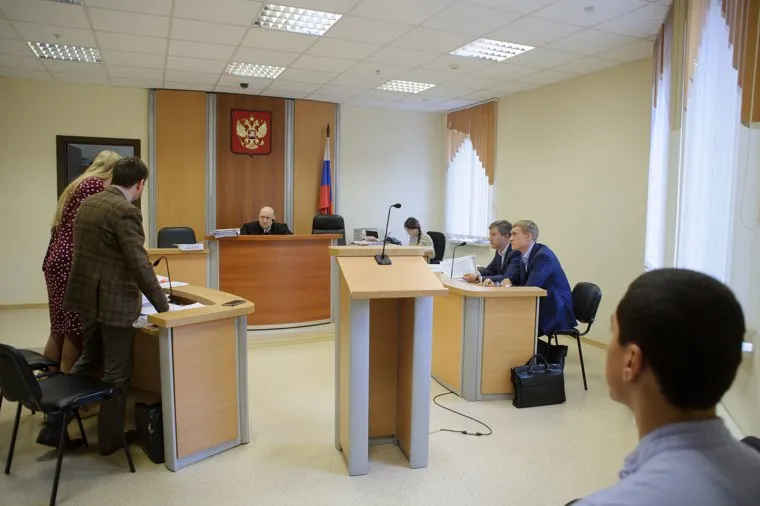 Заседание в арбитраже по банкротству бизнесмена Виталия Сиволапа. Екатеринбург, зал судебных заседаний