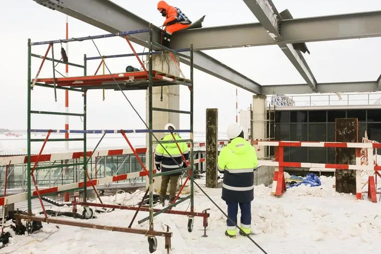 Реконструкция аэропорта Рощино. Тюмень