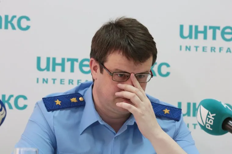Прокурор Пермского края Андрей Юмшанов на пресс-конференции