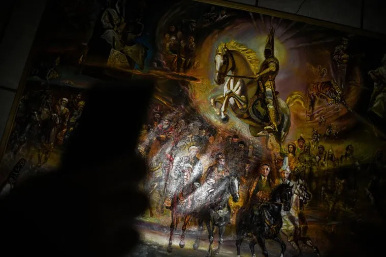 Резиденция президента Казахстана в Алма-Ате после штурма. Алма-Ата, Казахстан