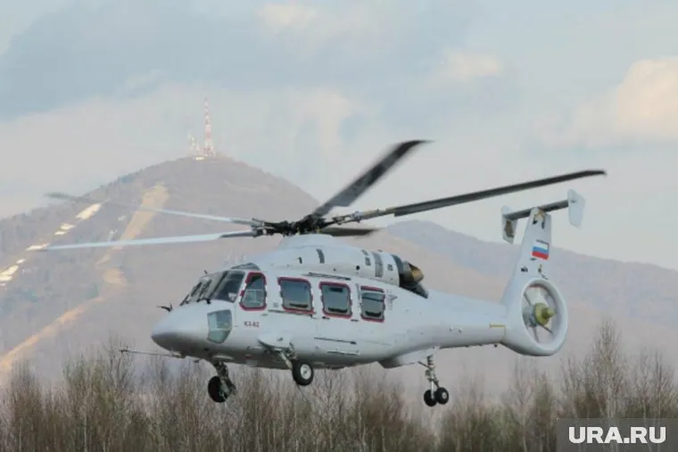 Вертолет успешно взлетел