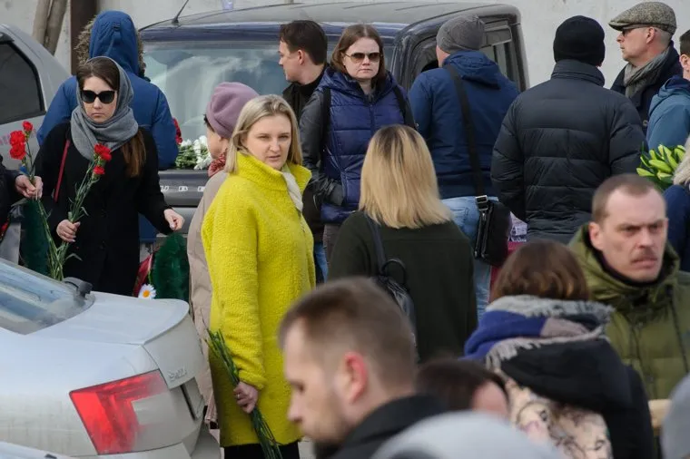 Прощание с максимом Бородиным. Екатеринбург