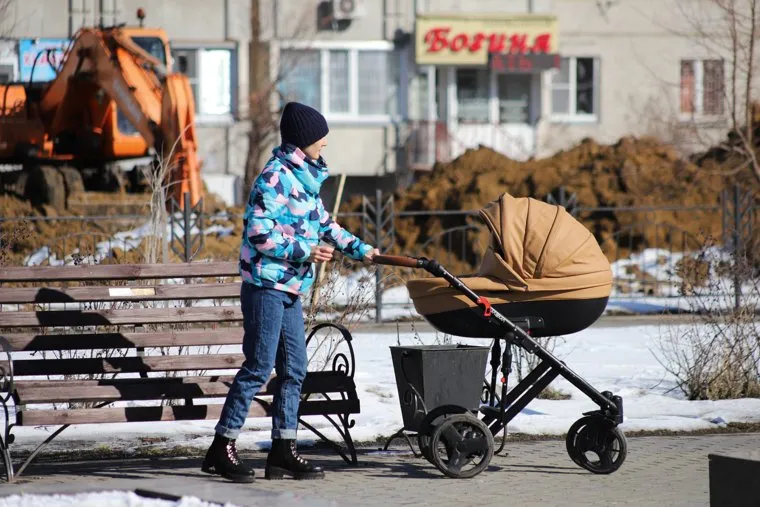Ремонт дороги на ул. Мальцева. Курган
