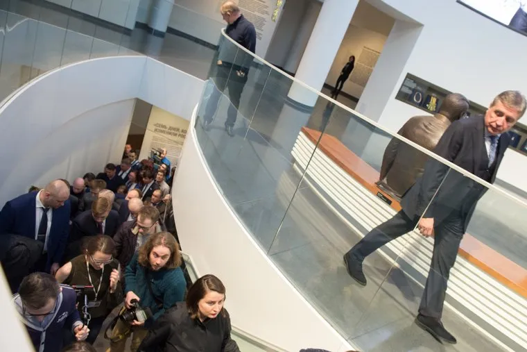 Кандидат в президенты России Владимир Жириновский в Екатеринбурге