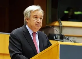 Гутерреш, несмотря на критику Киева, встретился с Путиным в закрытом формате