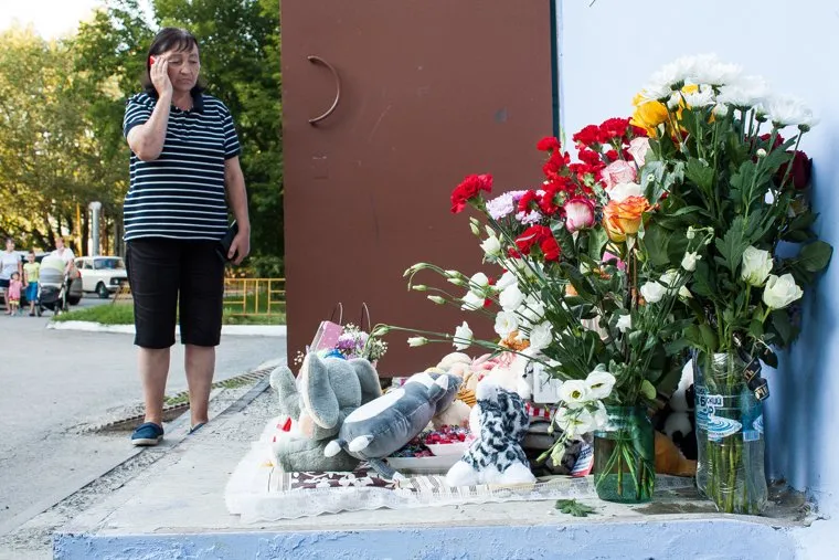 Поисковые работы на месте обнаружения тела Насти Муравьевой. Тюмень