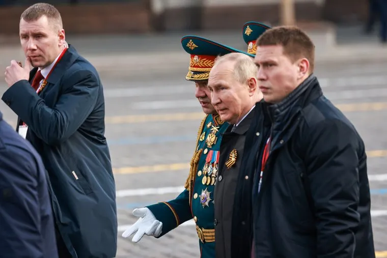 Парад Победы на Красной площади в Москве. Москва