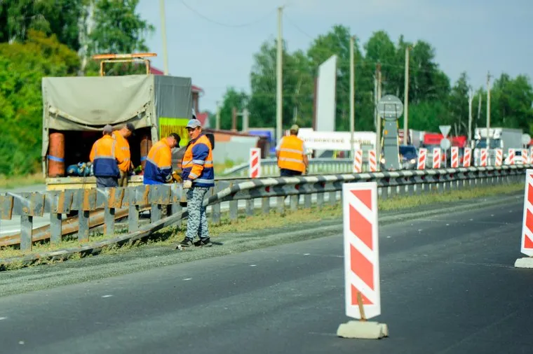 Дорога, трасса. М5. Челябинская область