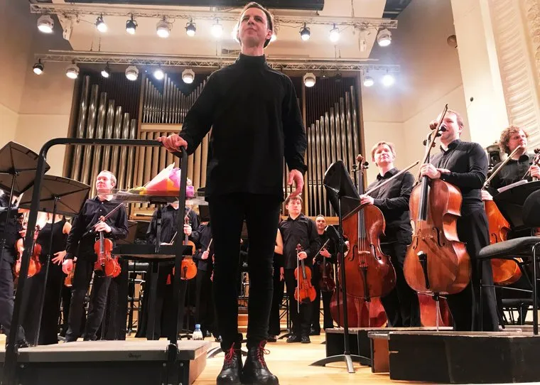 Перед концертом дирижера Теодора Курентзиса в филармонии. Екатеринбург