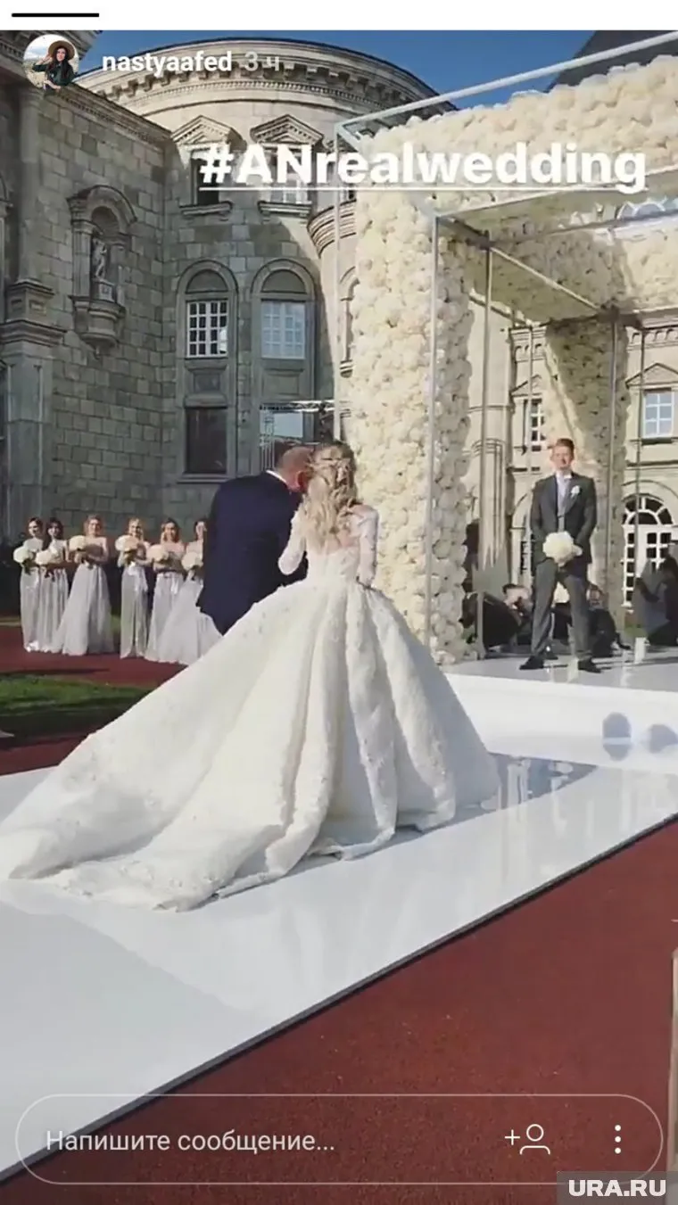 Свадьба удивила не только декором