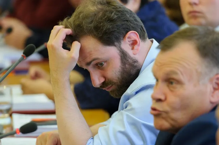 Заседание екатеринбургской городской думы и информационный час с Павлом Крашенинниковым, крицкий владимир, ананьев виктор