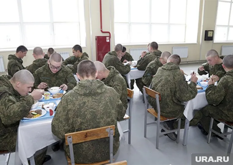 В солдатских столовых появились даже киви