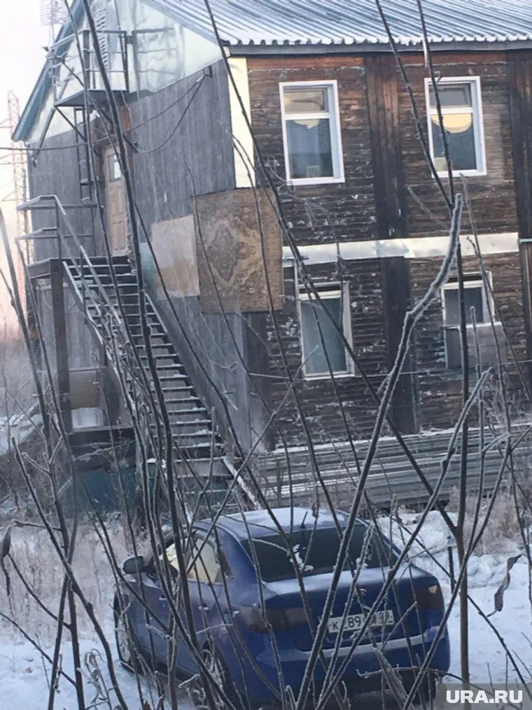 При помощи ковров находчивый жилец утеплил квартиру в мороз