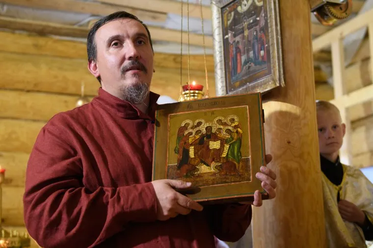 Митрополит Корнилий в Староуткинске. Свердловская область