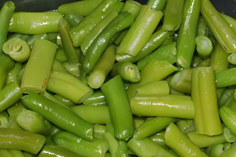 Зеленая фасоль. Stock