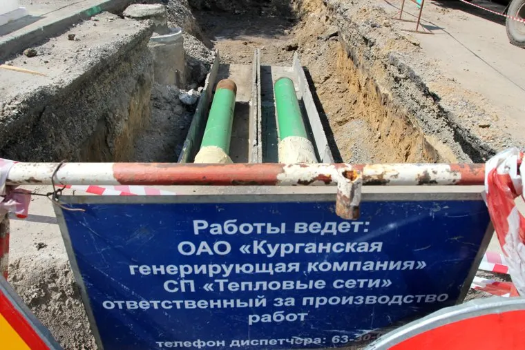 Пресс-тур раскопки КГККурган, курганская генерирующая компания