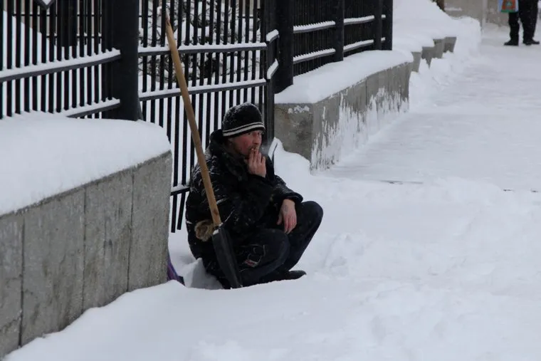 Уборка города от снега  Курган