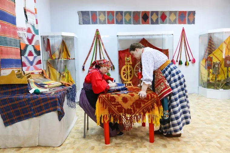 Центр русской народной культуры «Лад». Ткацкая мастерская. Шадринск