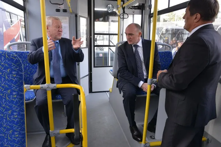 Дубровский на Челябавтотрансе. Автобусы. Челябинск., тефтелев евгений, дубровский борис, маховский эдуард