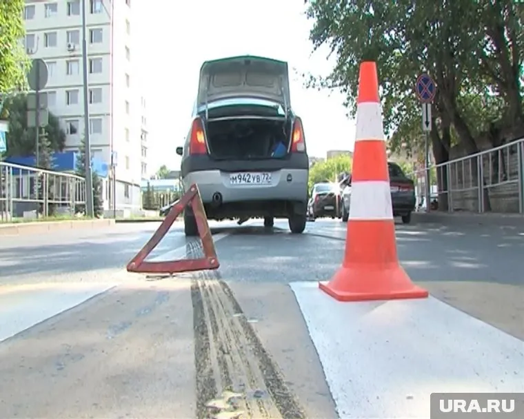 Велосипедиста сбили прямо на зебре