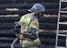 В Кургане из-за неисправной печи загорелся жилой дом
