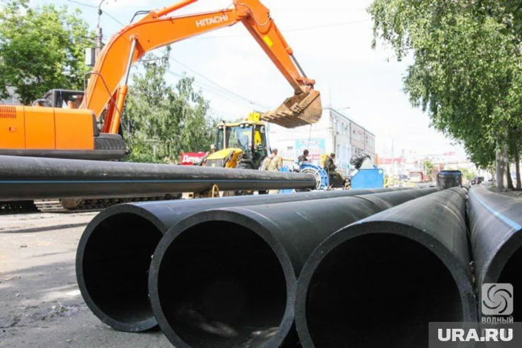 Ветхий водопровод отремонтировали в микрорайоне Северный Кургана