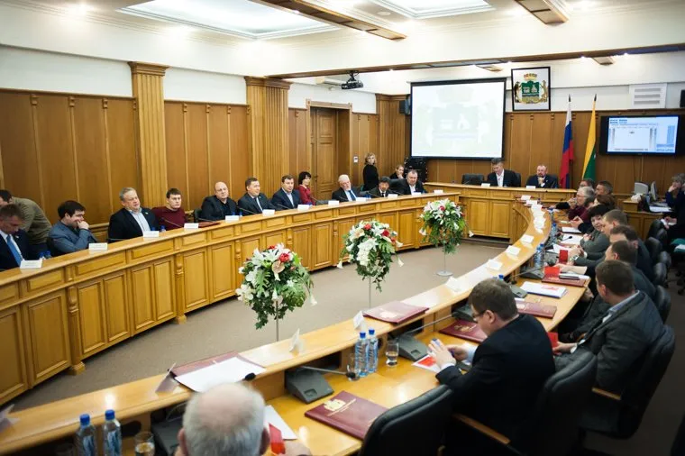 Заседание Екатеринбургской городской Думы. Екатеринбург, зал заседаний, гордума, екатеринбургская городская дума, екатеринбургская городская администрация