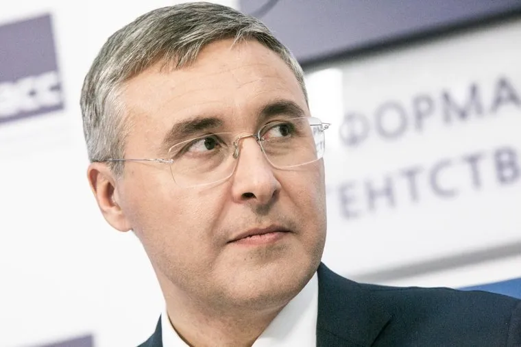 Пресс-конференции в ТАСС министра образования Российской Федерации Валерия Фалькова. Москва