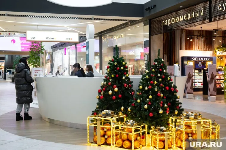 Во многих ТЦ установлены праздничные фотозоны