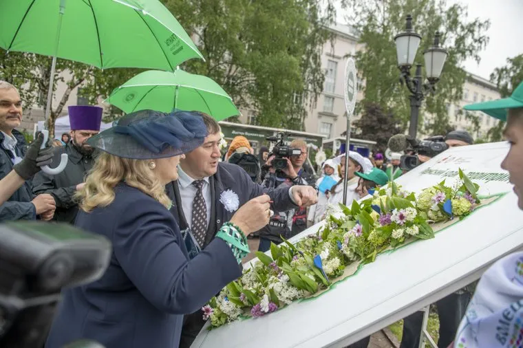 Благотворительная акция Белый цветок. Пермь