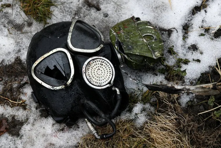 Резиденция президента Казахстана в Алма-Ате после штурма. Алма-Ата, Казахстан