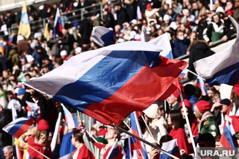 На концерт-митинг в «Лужники» приехало рекордное за пять лет число зрителей