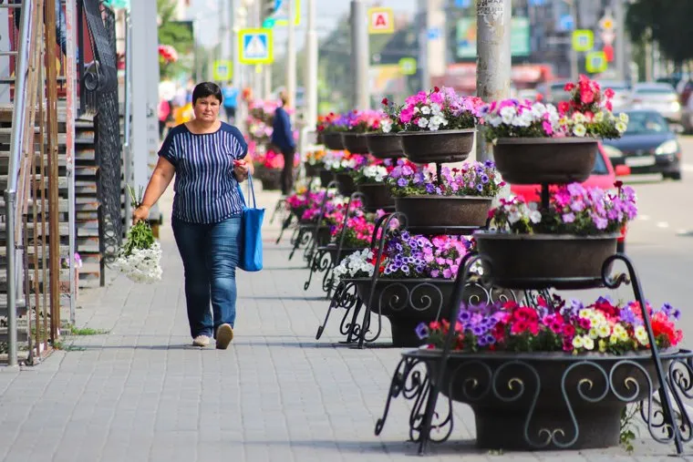 Ремонт тротуаров. Курган