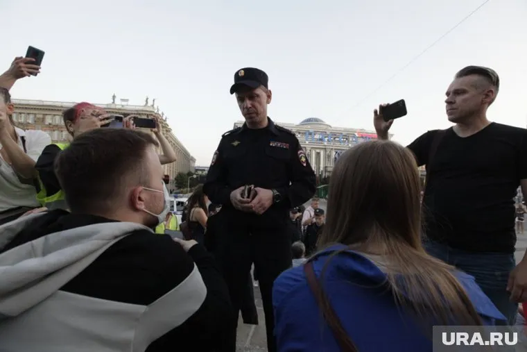 Несанкционированная акция прошла вечером 24 августа