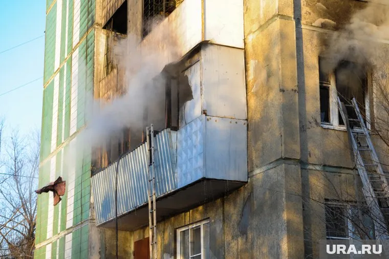 Балкон загорелся от электрической системы отопления (фото из архива)