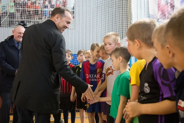 Визит врио губернатора Курганской области Шумкова Вадима в п. Варгаши (необраб)