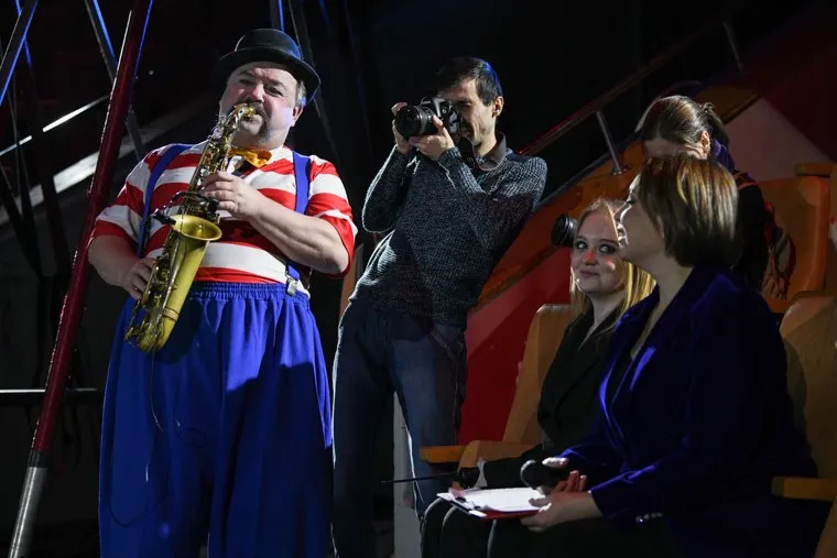 Пресс-показ нового циркового шоу "Клоун". Екатеринбург