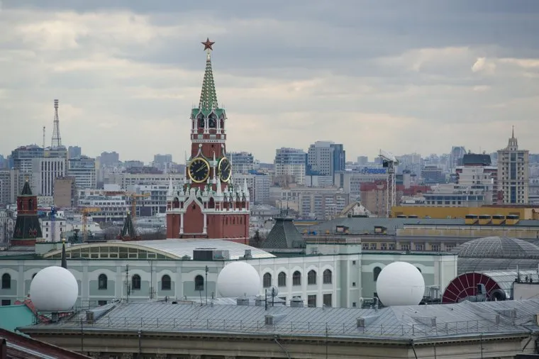 Виды. Москва, москва, кремль, спасская башня