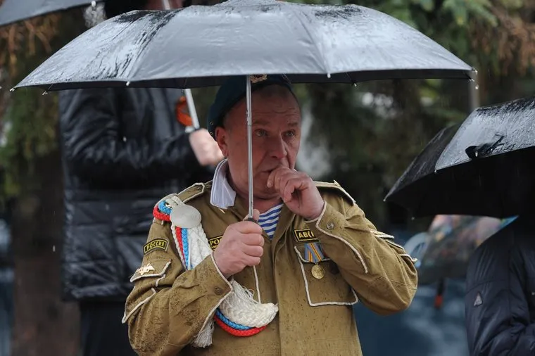 Парад Победы. Челябинск., ветеран, афганец