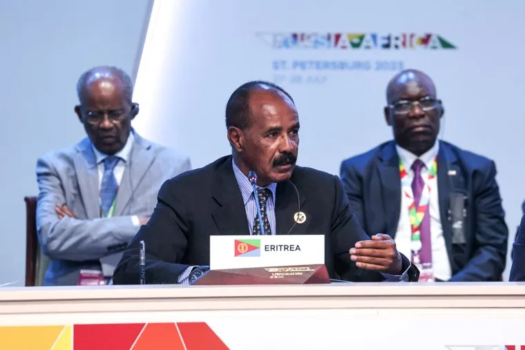 Пленарная сессия саммита "Россия-Африка". Санкт-Петербург