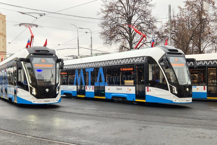 Диаметральный трамвайный маршрут соединит 13 районов Москвы