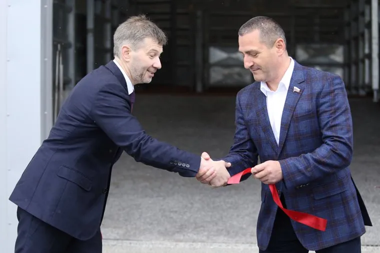 Открытие бойни скота в селе Частоозерье. Курган 