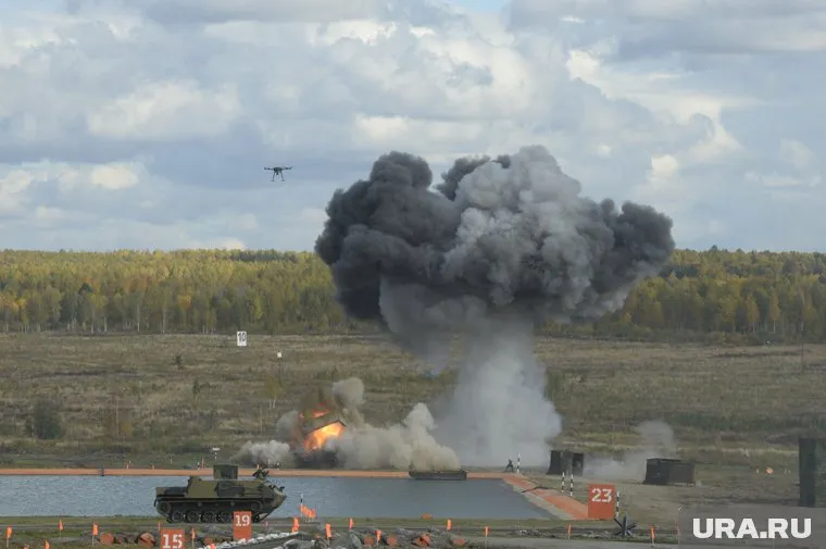 Бомбу взорвали на полигоне Минобороны