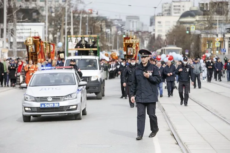 Прибытие благодатного огня. Екатеринбург