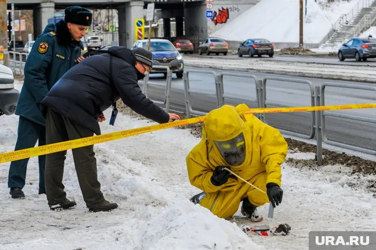 На месте производят замеры