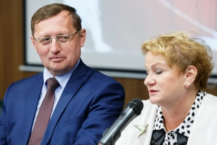 Пресс-конференция с актерами спектакля «Лягушка была права» в рамках театрального фестиваля имени Чехова. Екатеринбург