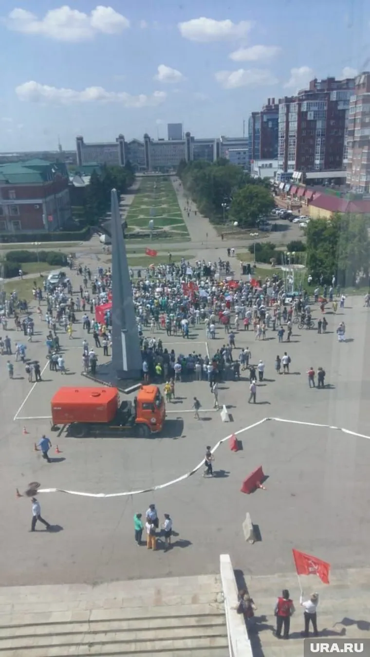 Массовой акции протеста в Омске не получилось