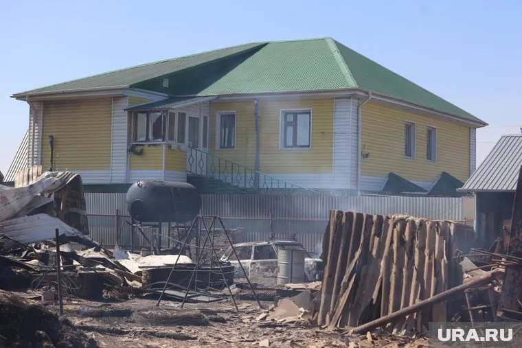 В микрорайоне Смолино 7 мая не сгорели всего несколько строений